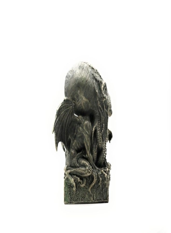 RUSTIX Cthulhu Statue - Nautical Lovecraftian Decor, Eldritch Horror Figurine, Octopus Sculpture, High Priest Kraken Mythos for Gothic and Steampunk Décor Collectors (Open Mouth) - Image 4